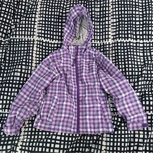 L.L. Bean Purple Checkered Jacket